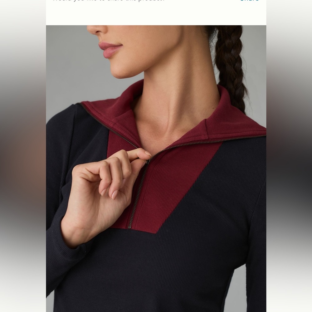 Daily Practice by Anthropologie Long-Sleeve
Ribbed Midi Dress - Picture 3 of 4